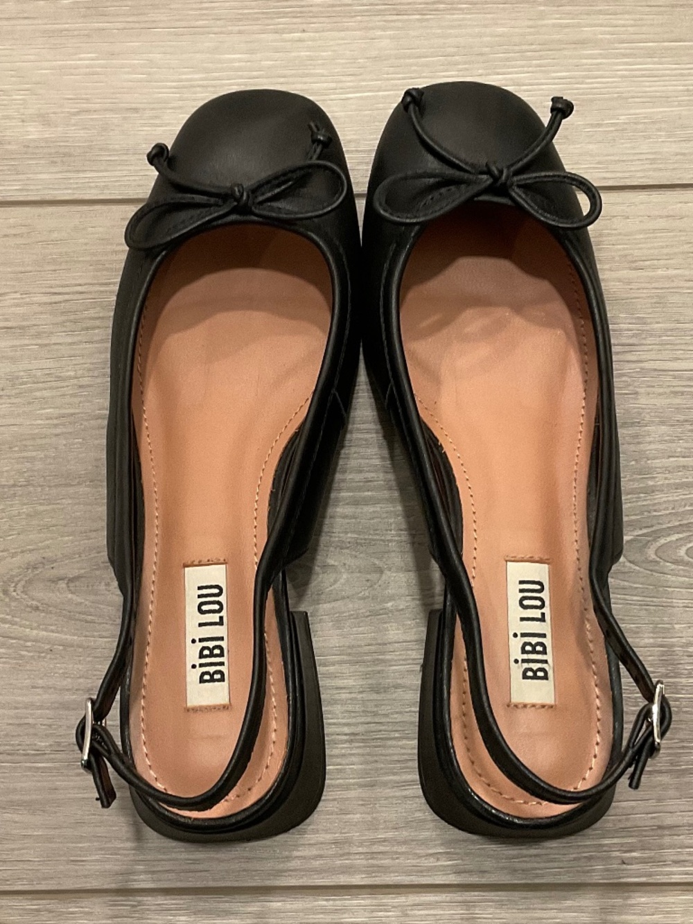 BIBI LOU Suzy Slingback Bow Heels in Black Size EU 36 - Picture 8 of 11